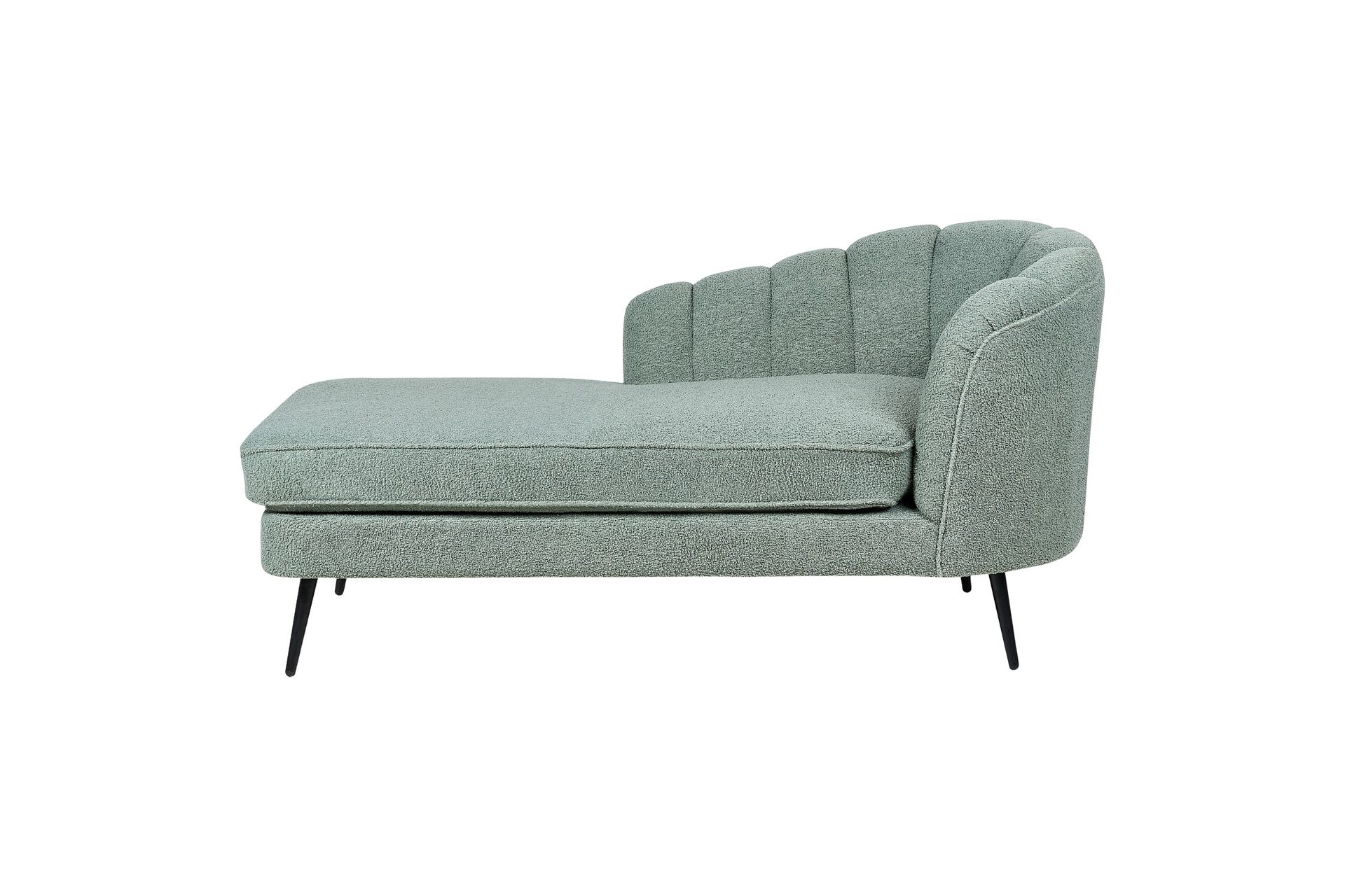Allier Chaiselong 150 cm Højre - Sort/Grøn - Møbler - Stole & lænestole - Lænestole - Chaiselong lænestol & Divan lænesto