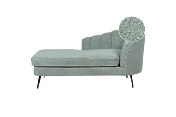 Allier Chaiselong 150 cm Højre - Sort/Grøn - Møbler - Stole & lænestole - Lænestole - Chaiselong lænestol & Divan lænesto