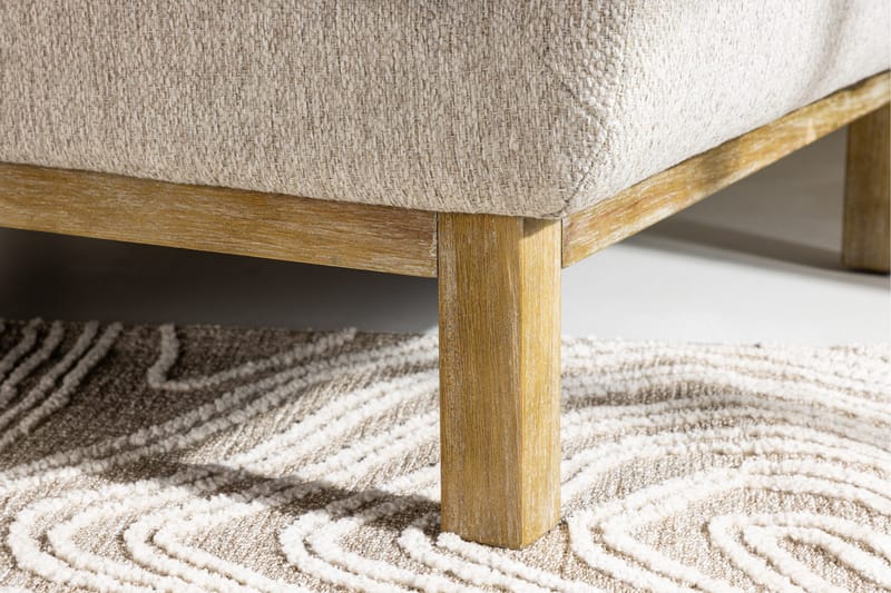 Almindelig lænestol med armlæn Venture Home Olympos lænestol Beige - Møbler - Stole & lænestole - Lænestole