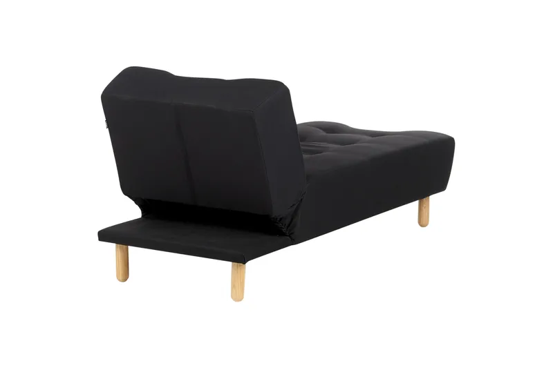 Alsten Chaiselong 163 cm - Sort/Lyst træ - Møbler - Stole & lænestole - Lænestole - Chaiselong lænestol & Divan lænesto