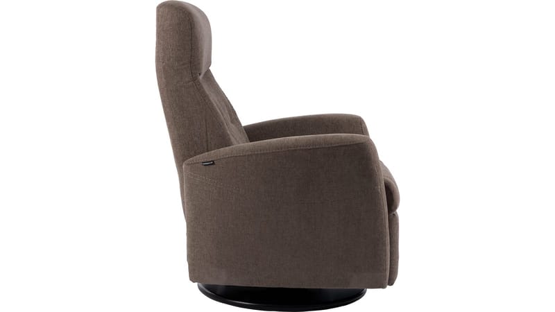 Alvion Hjellegjerde reclinerlænestol i stof - Taupe - Møbler - Stole & lænestole - Lænestole - Recliner lænestol