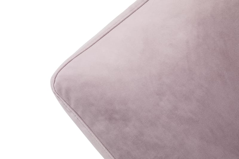 Andrew Lænestol med Puf Velour - Lilla/Messing - Møbler - Stole & lænestole - Lænestole - Lænestol med fodskammel
