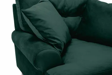 Andrew Lænestol Velour - Mørkegrøn/Krom - Møbler - Stole & lænestole - Lænestole - Howard lænestol