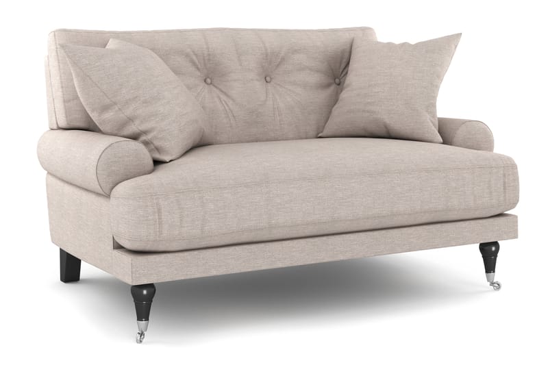 Andrew Loveseat - Beige/Krom - Lænestole