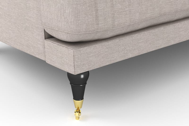 Andrew Loveseat - Beige/Messing - Møbler - Stole & lænestole - Lænestole