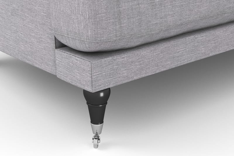 Andrew Loveseat - Lysegrå/Krom - Møbler - Stole & lænestole - Lænestole