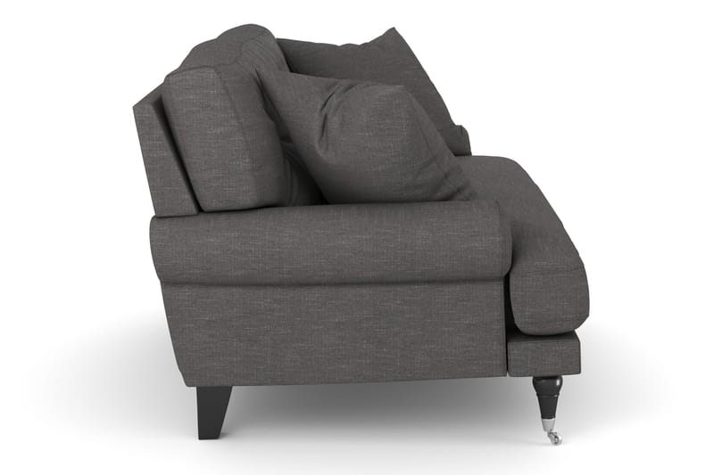 Andrew Loveseat - Mørkegrå/Krom - Møbler - Stole & lænestole - Lænestole