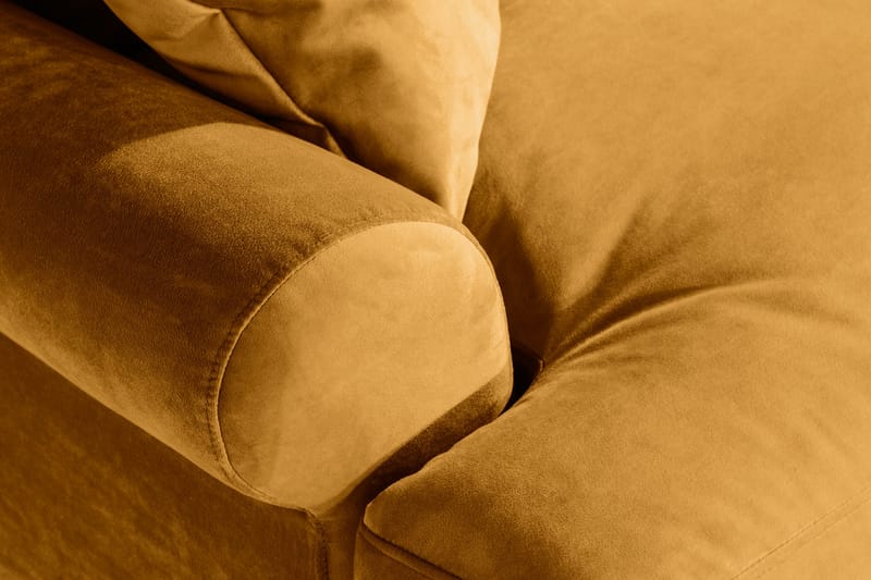Andrew Loveseat Velour - Amber/Krom - Møbler - Stole & lænestole - Lænestole