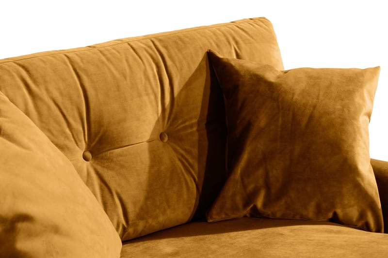 Andrew Loveseat Velour - Amber/Krom - Møbler - Stole & lænestole - Lænestole