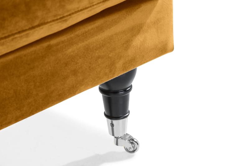 Andrew Loveseat Velour - Amber/Krom - Møbler - Stole & lænestole - Lænestole