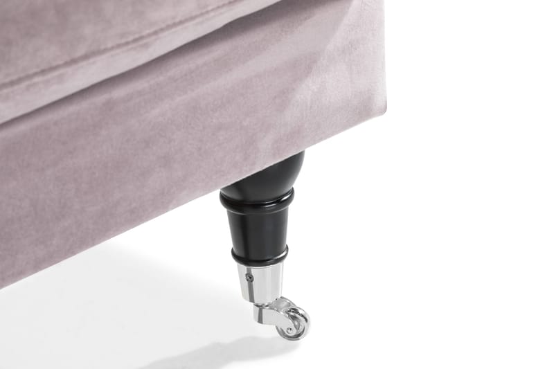 Andrew Loveseat Velour - Lilla/Krom - Møbler - Stole & lænestole - Lænestole