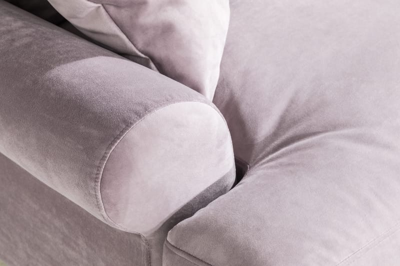 Andrew Loveseat Velour - Lilla/Krom - Møbler - Stole & lænestole - Lænestole