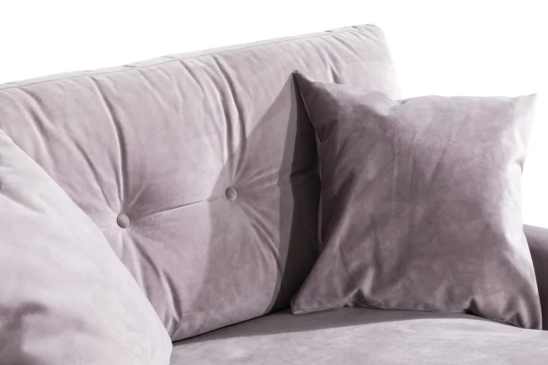 Andrew Loveseat Velour - Lilla/Messing - Møbler - Stole & lænestole - Lænestole