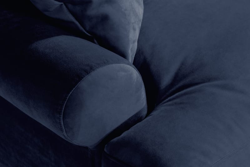 Andrew Loveseat Velour - Midnatsblå/Krom - Møbler - Stole & lænestole - Lænestole