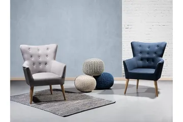Angen lænestol - Grå - Møbler - Stole & lænestole - Lænestole