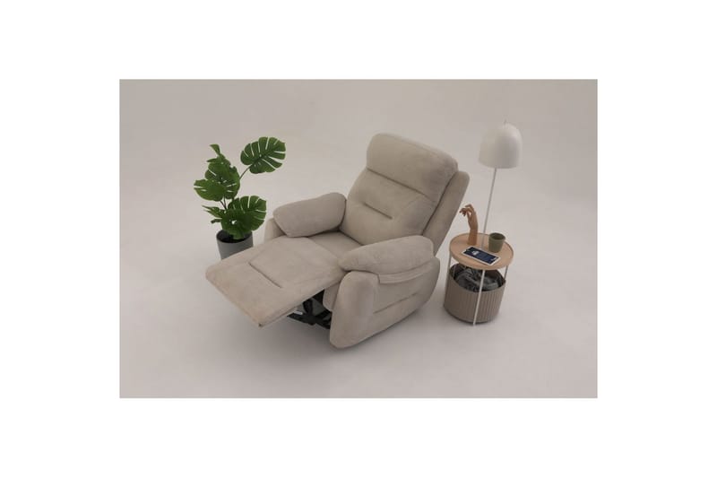 Angola Manuel reclinerlænestol - Cremehvid - Møbler - Stole & lænestole - Lænestole - Liggestol