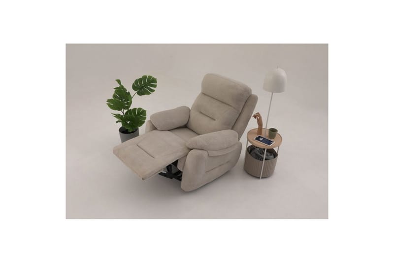 Angola Manuel reclinerlænestol - Cremehvid - Møbler - Stole & lænestole - Lænestole - Liggestol