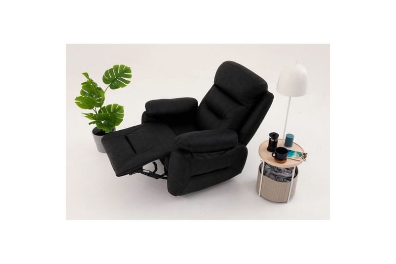 Angola Manuel reclinerlænestol - Sort - Møbler - Stole & lænestole - Lænestole - Recliner lænestol