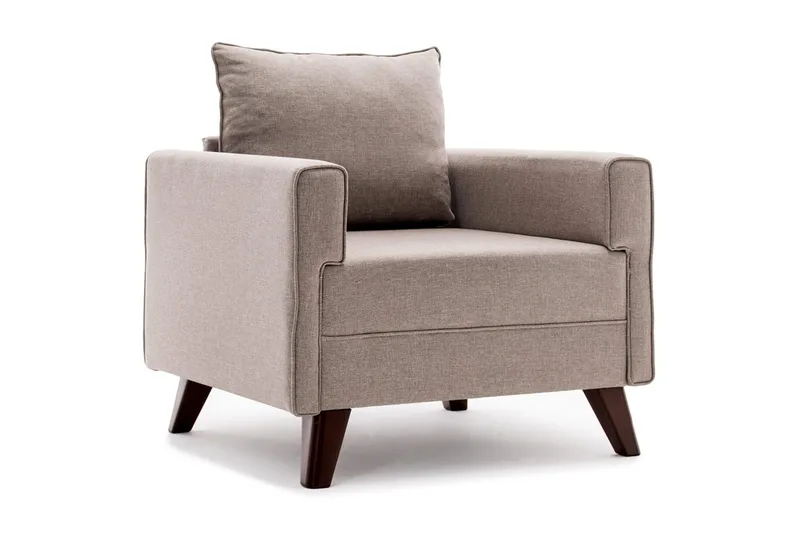 Antigua lænestol, Beige