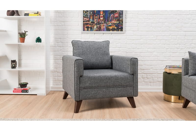 Antigua lænestol - Grå - Møbler - Stole & lænestole - Lænestole