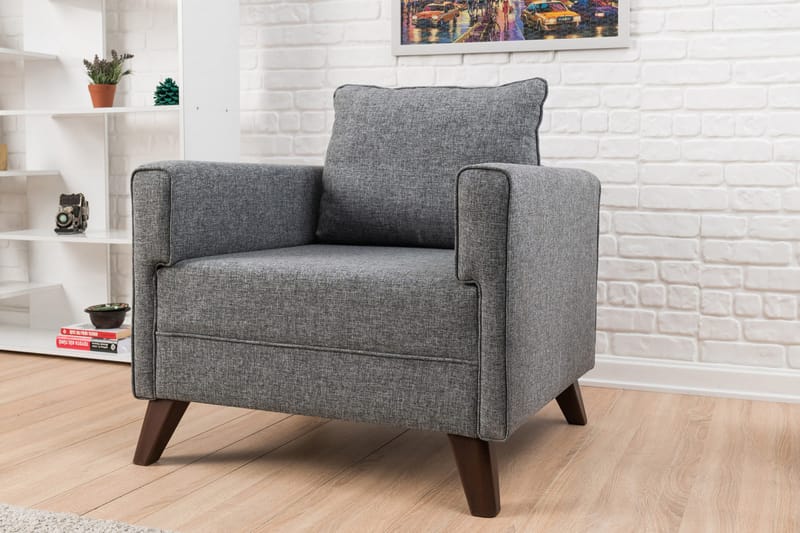 Antigua lænestol - Grå - Møbler - Stole & lænestole - Lænestole