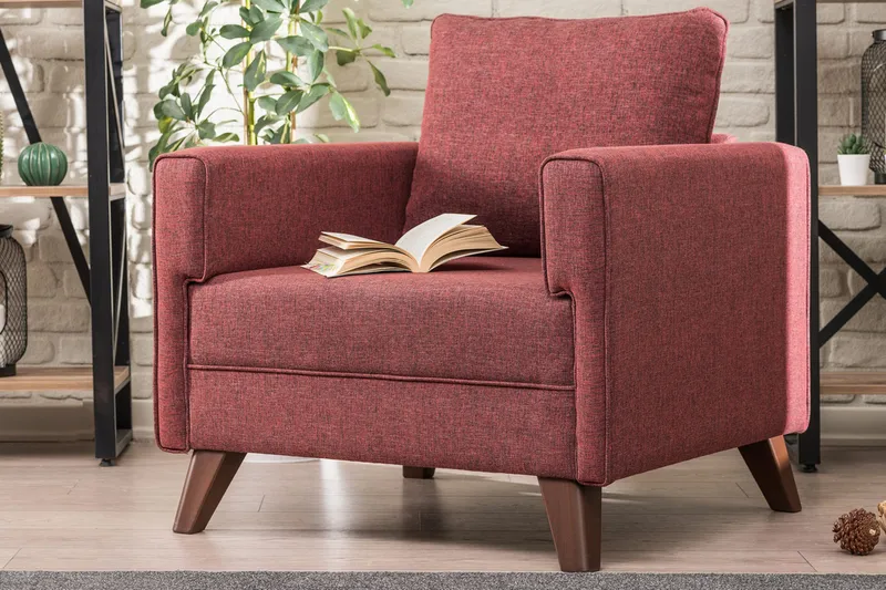 Antigua lænestol - Rød - Møbler - Stole & lænestole - Lænestole