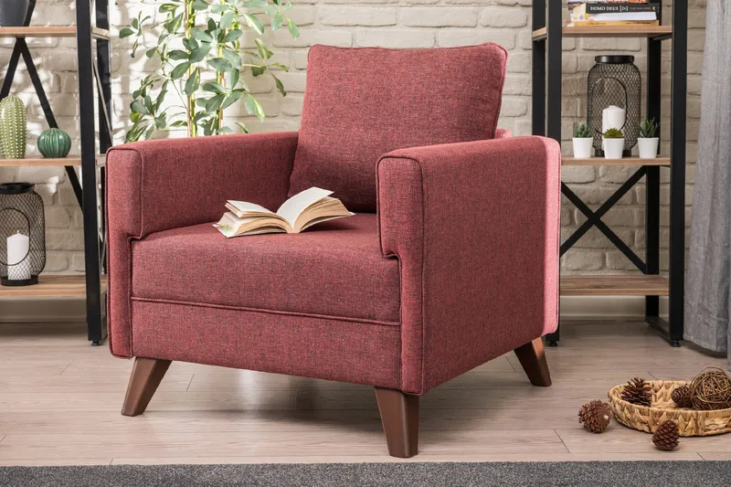 Antigua lænestol - Rød - Møbler - Stole & lænestole - Lænestole