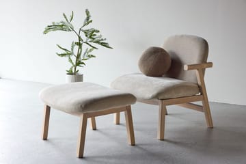 Armchair Venture Home Beige Fåtölj + Ottoman - Møbler - Stole & lænestole - Lænestole