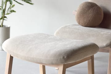 Armchair Venture Home Beige Fåtölj + Ottoman - Møbler - Stole & lænestole - Lænestole