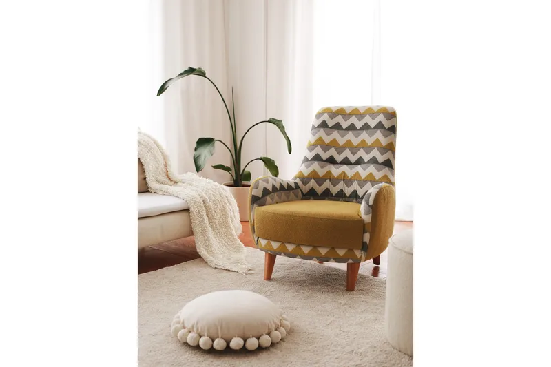 Baghana Lænestol, Flerfarvet