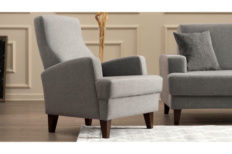 Balcabe lænestol - Lysegrå - Møbler - Stole & lænestole - Lænestole