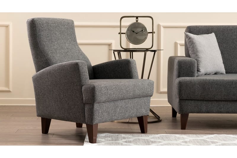 Balcabe lænestol - Mørkegrå - Møbler - Stole & lænestole - Lænestole