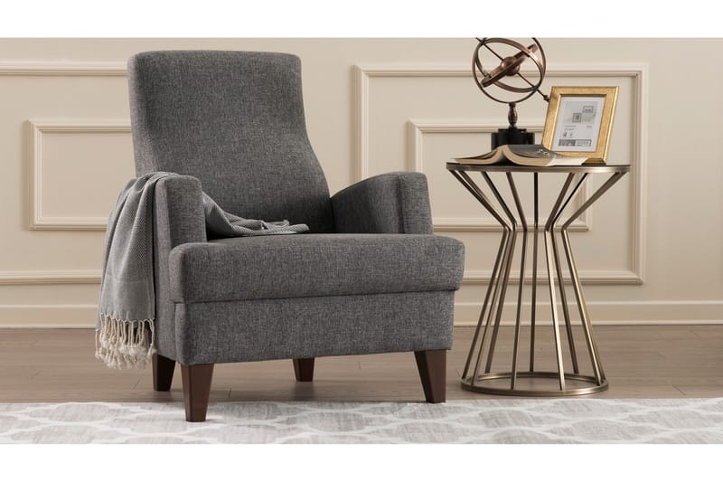 Balcabe lænestol - Mørkegrå - Møbler - Stole & lænestole - Lænestole