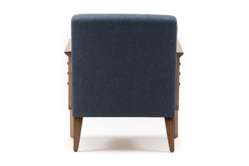 Barrion lænestol med armlæn - Blå - Møbler - Stole & lænestole - Lænestole