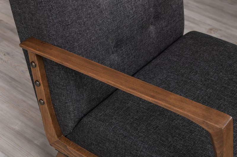 Barrion lænestol med armlæn - Grå - Møbler - Stole & lænestole - Lænestole