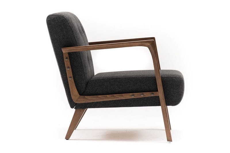 Barrion lænestol med armlæn - Grå - Møbler - Stole & lænestole - Lænestole