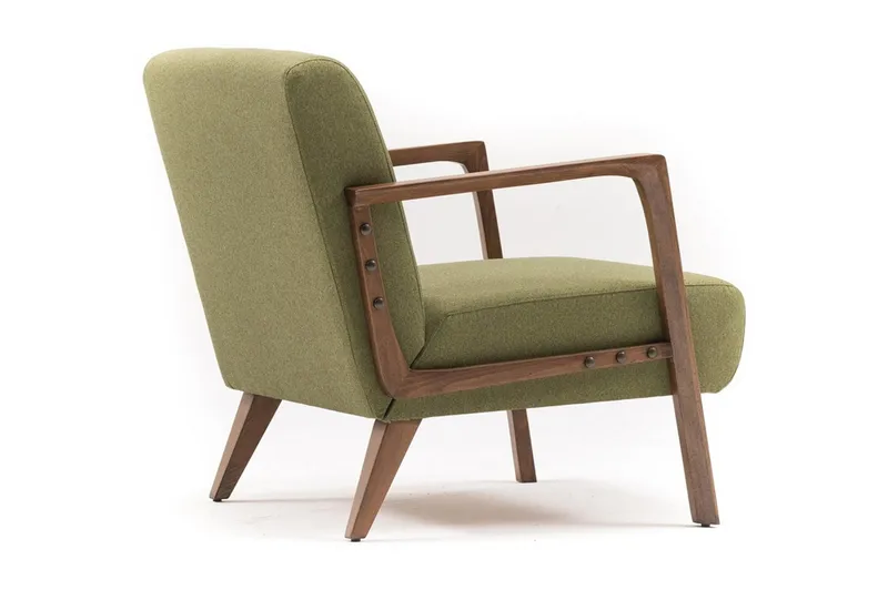 Barrion lænestol med armlæn - Grøn - Møbler - Stole & lænestole - Lænestole
