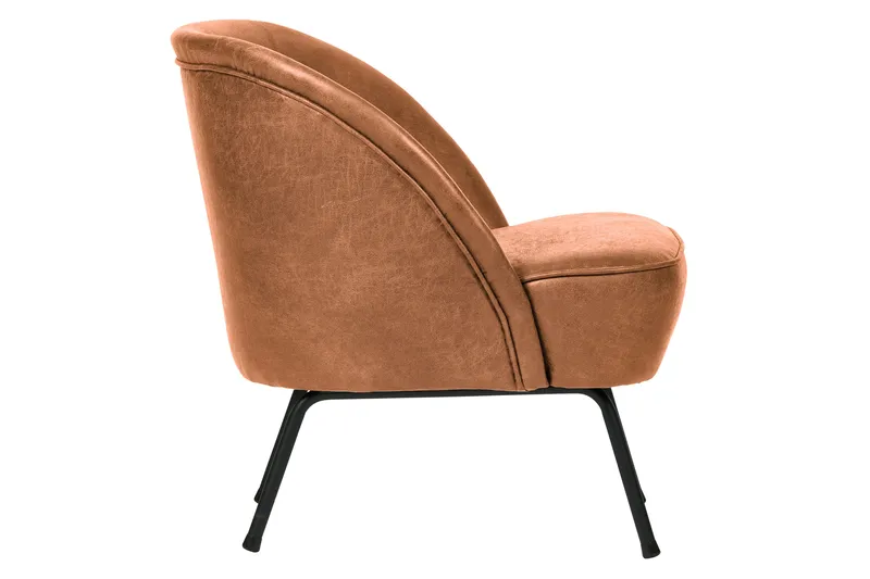 Bastien læderlænestol - Brun - Møbler - Stole & lænestole - Lænestole