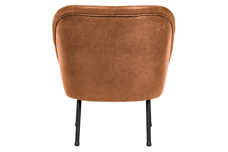 Bastien læderlænestol - Brun - Møbler - Stole & lænestole - Lænestole