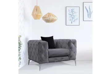 Beachport Lænestol - Antracit - Møbler - Stole & lænestole - Lænestole - Chesterfield lænestole