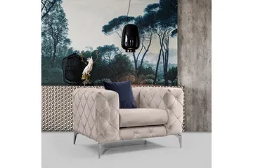 Beachport Lænestol - Beige - Møbler - Stole & lænestole - Lænestole - Chesterfield lænestole