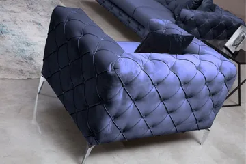 Beachport Lænestol - Marinblå - Møbler - Stole & lænestole - Lænestole - Chesterfield lænestole
