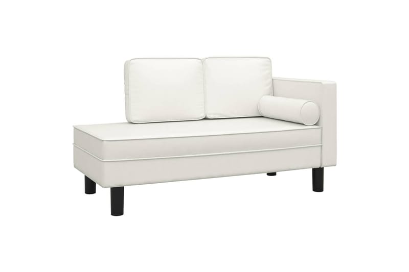 beBasic 2-personers sovesofa kunstlæder cremefarvet - Creme - Møbler - Stole & lænestole - Lænestole - Chaiselong lænestol & Divan lænesto