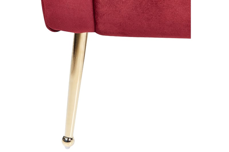 Bethely Chaiselong 175 cm - Guld/Rød - Møbler - Sofaer - Daybed