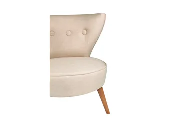 Biby Lænestol med Armlæn - Beige - Møbler - Stole & lænestole - Lænestole - Lænestol uden armlæn