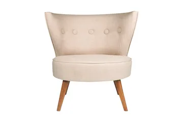Biby Lænestol med Armlæn - Beige - Møbler - Stole & lænestole - Lænestole - Lænestol uden armlæn