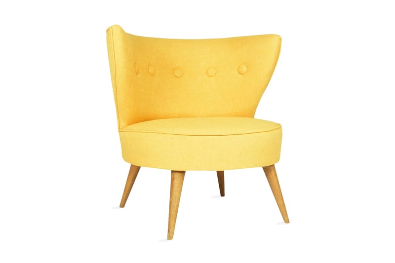 Biby Lænestol med Armlæn, Gul