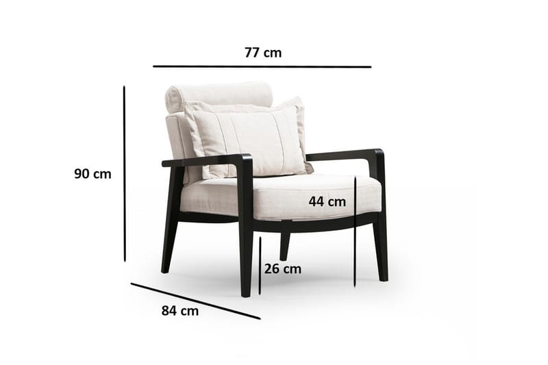 Bramelia Lænestol - Beige - Møbler - Stole & lænestole - Lænestole