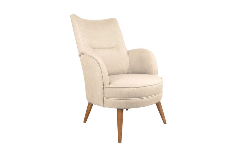 Brandn Lænestol med Armlæn - Beige - Møbler - Stole & lænestole - Lænestole