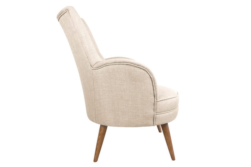 Brandn Lænestol med Armlæn - Beige - Møbler - Stole & lænestole - Lænestole